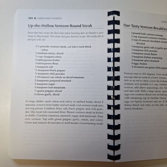 Quality Venison Cookbook Deer Recipes Loder 2008 Hunter Grilling Crockpot Guide - Picture 8 of 9